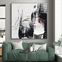 Load image into Gallery viewer, Black - Based Color - Clash Carnival Abstract Painting, Exploding Bar Atmosphere Walls & Creative Studio Inspiration Walls LargeART0810