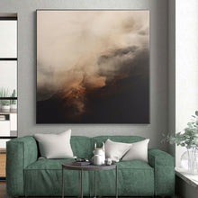 Load image into Gallery viewer, Oversized Misty Abstract Landscape Art for Living Room & Artistic Bedroom LargeART0521
