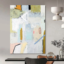 Load image into Gallery viewer, Mixed - Tone Abstract Composition - Fits Eclectic Living Room & Art Gallery Pop - Up LargeART2390