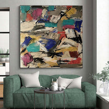 Load image into Gallery viewer, Custom Large Vibrant Color Collage - Ideal for Creative Studio Break Area & Eclectic Home Lounge LargeART0727
