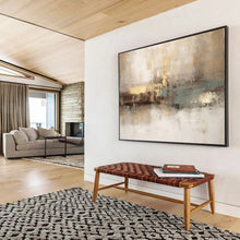 Load image into Gallery viewer, Earthy Tones Abstract Landscape Abstract acrylic painting DLZ070