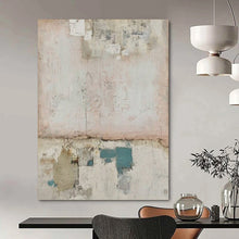 Load image into Gallery viewer, Pastel Textured Abstract Art for Bohemian - style Bedroom & Light - filled Art Café LargeART0954