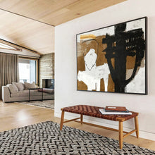 Load image into Gallery viewer, Hand - painted Abstract Figure Acrylic Art for Art Gallery Style Home Office Decor LargeART1655