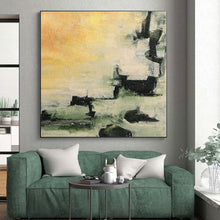 Load image into Gallery viewer, Hand - painted Generous - sized Earth - Toned Abstract Composition Acrylic Art for Rustic Studies LargeART0040