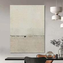 Load image into Gallery viewer, “Minimalist Concrete - Inspired Art” - Grey, Beige Abstract Art on Canvas DKH1122