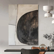 Load image into Gallery viewer, Earth - Toned Geometric Shapes Acrylic Art, Suited for Rustic Home Office & Neutral - Toned Lounge LargeART1081