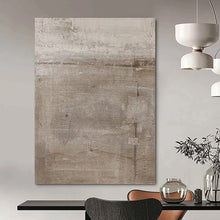 Load image into Gallery viewer, Beige - Grey Earthy Abstract Acrylic Art, Fit for Patio & Conservatory Displays LargeART0980