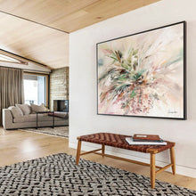 Load image into Gallery viewer, Nature's Wild Bouquet Abstract Painting on Canvas DKH535