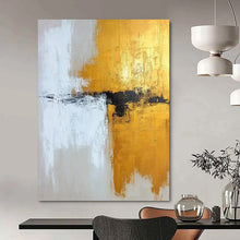 Load image into Gallery viewer, Gold & Neutral Abstract - Ideal for Luxury Living Room & Master Bedroom LargeART2371