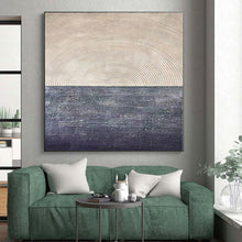 Load image into Gallery viewer, Massive Textured Half - and - Half Acrylic for Modern Entryway & Minimalist Living Room LargeART0310