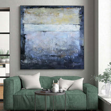 Load image into Gallery viewer, Muted Tonal Abstraction Art for Minimalist Bedroom & Calming Library LargeART0907