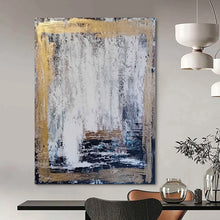 Load image into Gallery viewer, Gold - Framed Abstract Texture Abstract Canvas Painting, Ideal for Modern Hallway & Chic Office LargeART1198