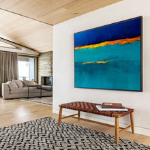 Load image into Gallery viewer, Bold Color - Block Abstract Painting On Canvas DKH396