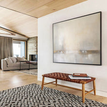 Load image into Gallery viewer, Neutral - Toned Minimalist Abstract Painting On Canvas for Modern Office & Minimalist Bedroom DKH331