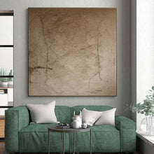 Load image into Gallery viewer, Beige Textured Sketch Art - Perfect for Minimalist Office & Neutral - toned Gallery LargeART0688