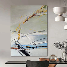 Load image into Gallery viewer, Dynamic Strokes - Bold Line Abstract Acrylic, Fit for Energetic Home Gyms and Modern Art Galleries at Home DTP035
