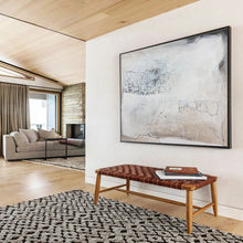 Load image into Gallery viewer, Monochrome Line Abstract Art for Minimalist Studio & Calm Waiting Room DKH081