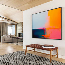 Load image into Gallery viewer, Neon - Colored Abstract Canvas Painting DKH491