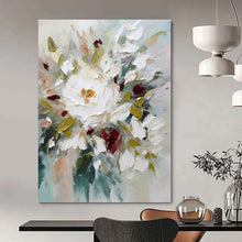 Load image into Gallery viewer, Floral Bouquet Abstract Painting, Perfect for Charming Kitchen & Feminine Dressing Room LargeART1332