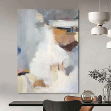 Load image into Gallery viewer, “Softly Blended Tones” Abstract Minimalist Painting on Canvas, Calming Wall Decor DKH956