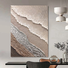 Load image into Gallery viewer, “Lace - Like Textured Abstract” Abstract Painting on Canvas, Elegant Home Accent DKH988