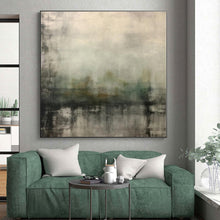 Load image into Gallery viewer, Large - Scale Misty Abstract Landscape Art for Meditation Room & Dreamy Bedroom LargeART0528