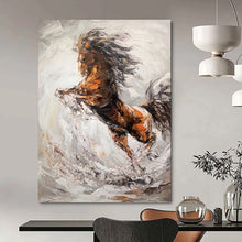Load image into Gallery viewer, “Dynamic Rearing Horse” - Energetic Equine Action Art on Canvas DKH1431