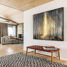 Load image into Gallery viewer, Mystic Forest Path Abstract Acrylic painting DLZ159