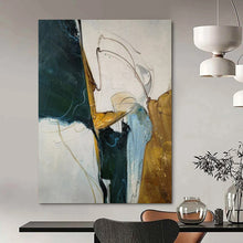 Load image into Gallery viewer, Abstract Painting, Color - Blocked Modern Art - Great for Studio & Creative Space LargeART2336