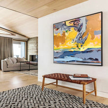 Load image into Gallery viewer, Vibrant Abstract Sea of Colors Abstract acrylic painting DLZ034