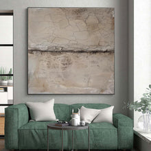 Load image into Gallery viewer, Cracked Earth Texture Art - Ideal for Eco - conscious Office & Rustic Art Gallery LargeART0703
