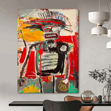 Load image into Gallery viewer, “Chaotic Robot - like Figure” – Abstract Expressionist Painting with Bold Lines and Colors DTP094