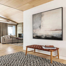 Load image into Gallery viewer, Gray, White & Subtle Color Abstract Art - Great for Modern Entryway & Serene Meditation Room DKH046