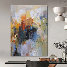 Load image into Gallery viewer, Textured Modern Abstract Art for Industrial - chic Loft & Avant - garde Gallery LargeART0928