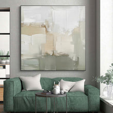 Load image into Gallery viewer, Large - Scale Neutral Tones Abstract Art for Bedroom & Wellness Retreat LargeART0438
