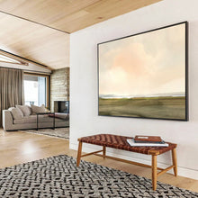 Load image into Gallery viewer, Soft Pastel Sky Landscape Abstract acrylic painting DLZ121