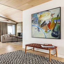 Load image into Gallery viewer, Abstract Still “Colorful Chaos” Painting on Canvas, Expressive Still Life Art DKH845