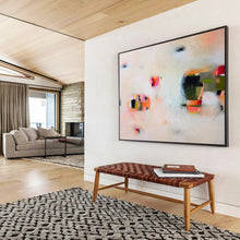 Load image into Gallery viewer, Soft - Colored Abstract Shape Art for Bohemian Lounge & Creative Café DKH034