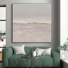Load image into Gallery viewer, Textured Beach Shoreline Acrylic Art - Great for Coastal - inspired Bathroom & Relaxing Reading Nook LargeART0666