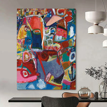 Load image into Gallery viewer, “Color Overlap” Vivid colors, overlapping abstract forms. DTP297