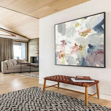 Load image into Gallery viewer, Expressive Abstract Flower Painting On Canvas DKH404