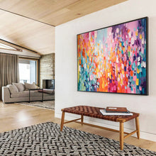 Load image into Gallery viewer, Colorful Dots Abstract Acrylic painting DLZ158