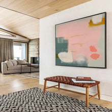 Load image into Gallery viewer, Playful Shape Abstract Canvas Painting DKH488