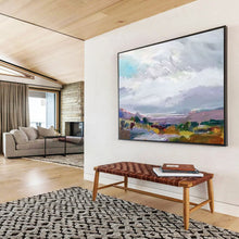 Load image into Gallery viewer, Colorful Abstract Landscape Painting On Canvas DKH442