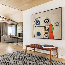 Load image into Gallery viewer, Colorful Robot Fantasy Playful Shapes & Bright Hues on Canvas DLZ001