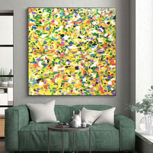 Load image into Gallery viewer, Sunny Color Explosion Art for Bright Kitchen & Cheerful Nursery LargeART0901