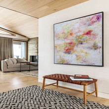 Load image into Gallery viewer, Colorful Abstract Clouds - Cheerful Bedroom Art LargeART1582