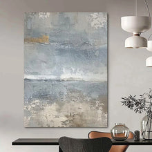 Load image into Gallery viewer, Gray - Toned Textured Abstract Art - Perfect for Living Room & Hallway LargeART2354