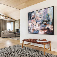 Load image into Gallery viewer, Colorful Chaos Abstract Acrylic painting DLZ151