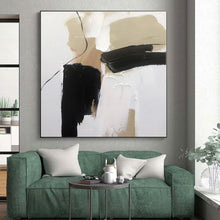 Load image into Gallery viewer, Large - Scale Neutral Abstract Art for Minimalist Living Room & Elegant Office LargeART0504